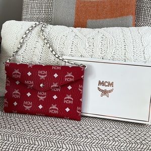 Brand new MCM Red & White wallet